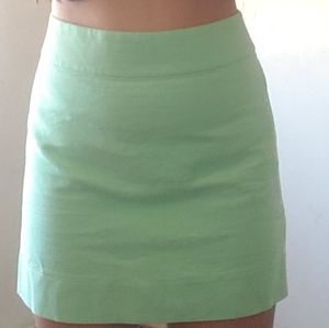 J. Crew Mini Skirt, Mint